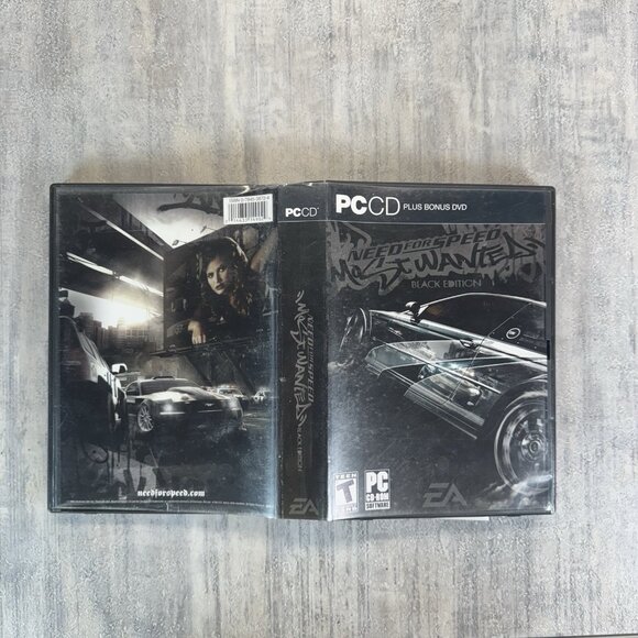 Need for Speed Most Wanted Black Edition PC CD 2005 Missing Disc 1 & Bonus DVD - Picture 8 of 8